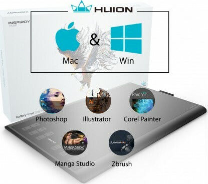 Huion H1060p Stylus pen without Display 6.25"