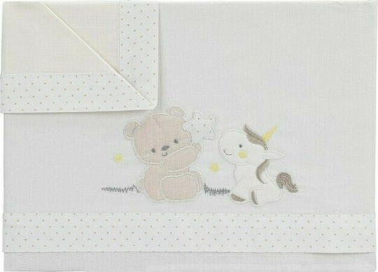 Interbaby Unicornio Set Baby Bettlaken Für Krippe Baumwolle Angepasst 70x140cm 3Stück