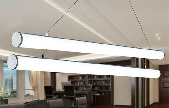 Atman Palermo LED Γραμμικό Φωτιστικό Οροφής 36W Ψυχρό Λευκό IP20 Μ120xY120εκ.