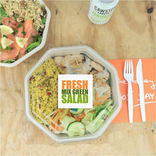 Sabert Disposable Food Sugar Cane Bowl 23x23x3cm 50pcs