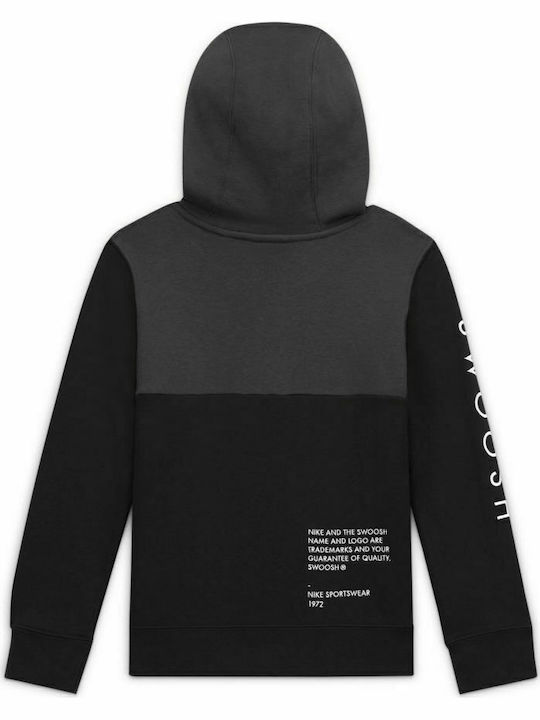 Nike Παιδική Ζακέτα Μαύρη