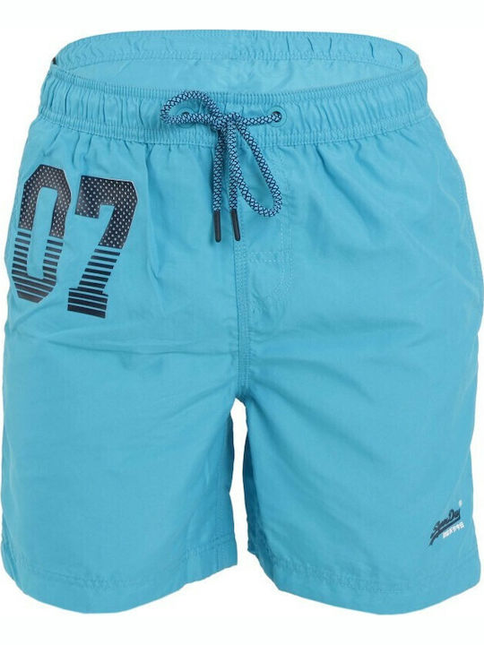 M D1 Herren Badebekleidung Shorts Hellblau