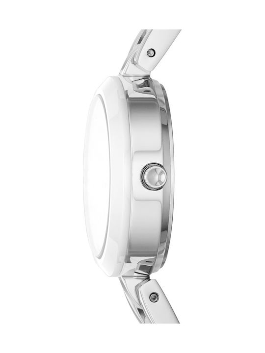 DKNY City Link Watch with Metal Bracelet Silver