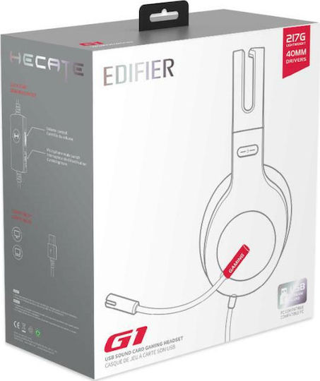 Edifier G1 Over Ear Gaming Headset with Connection USB