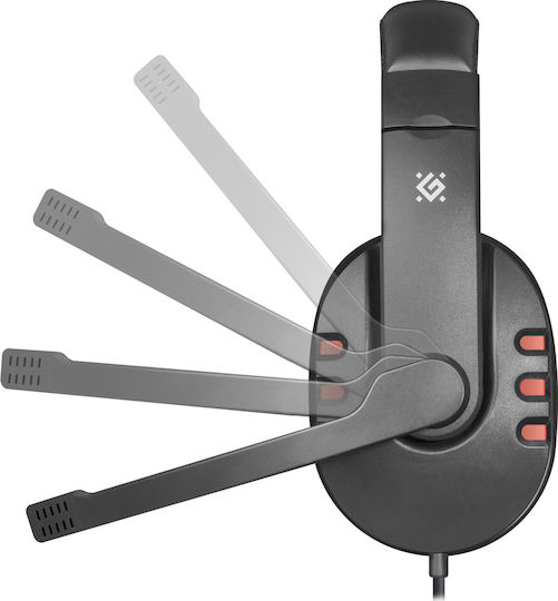 Defender Warhead G-160 Über Ohr Gaming-Headset mit Verbindung 2x3,5mm Black/Red