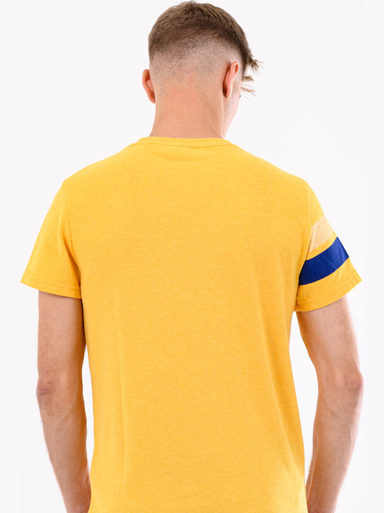 Superdry Varsity Men's Short Sleeve Blouse Polo Yellow