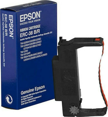Epson ERC-38B B/R Genuine Ribbon TM300/U-300/210D/220/230 (C43S015376)
