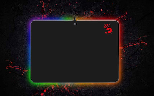 A4Tech Bloody MP-50RS Gaming Mouse Pad Medium (358mm) με RGB Φωτισμό μέσω USB Μαύρο A4TPAD46015