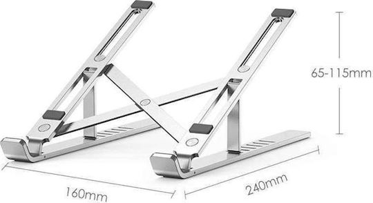 Tech-Protect Alustand Stand for Laptop up to 16" Silver