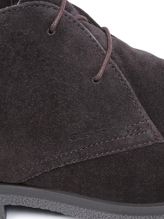 U Claudio A Suede Brown Men's Boots Anatomical