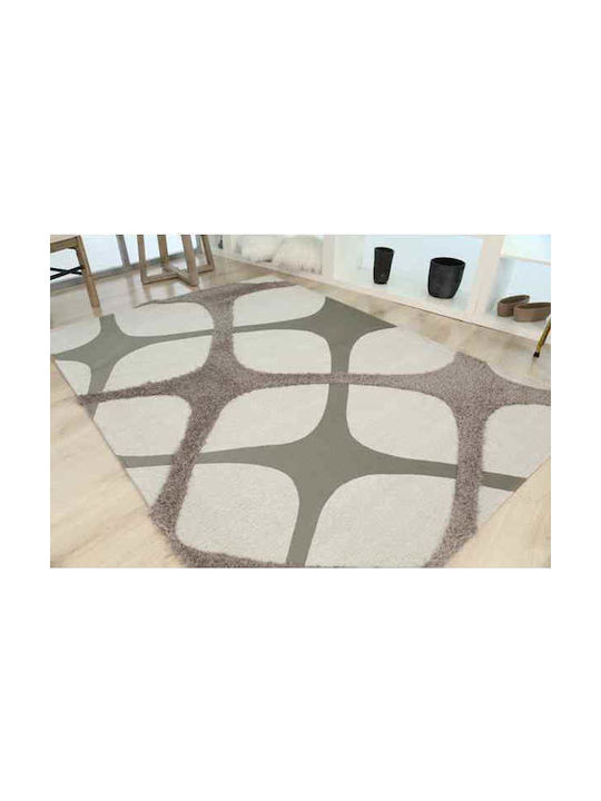 Royal Carpet Toscana Teppich Rechteckig Zottelig Inno White Silver