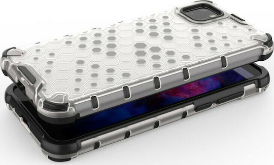 Hurtel Honeycomb Задна корица Пластмаса Прозрачен (Huawei Y5p)