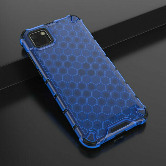 Hurtel Honeycomb Back Cover Πλαστικό Μπλε (Huawei Y5p)
