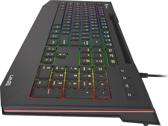 Genesis Lith 400 RGB Gaming Πληκτρολόγιο με RGB φωτισμό (Αγγλικό US)