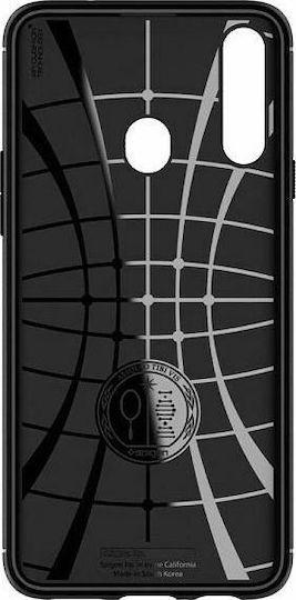 Spigen Rugged Armor Back Cover Σιλικόνης 2mm Μαύρο (Galaxy A20s)