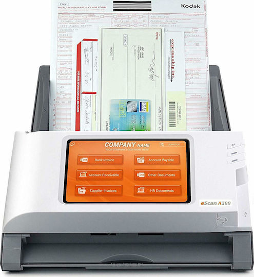 Plustek eScan A350 Enterprise Sheetfed Scanner A4 με WiFi