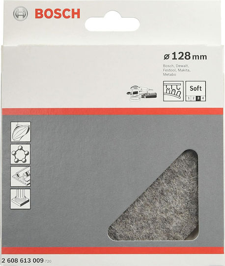 Bosch Polishing Felt 128mm for Eccentric Tribes 2608613009