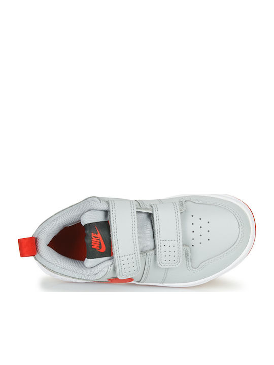 Pico 5 Kids Sneakers with Scratch Lt Smoke Grey / University Red