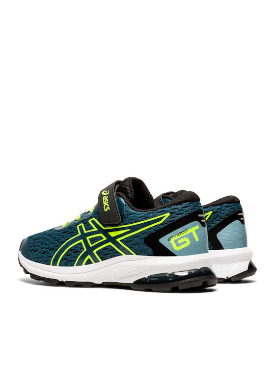 Gt 1000 9 PS Kids Sports Shoes Running with Hoop & Loop Closure Green