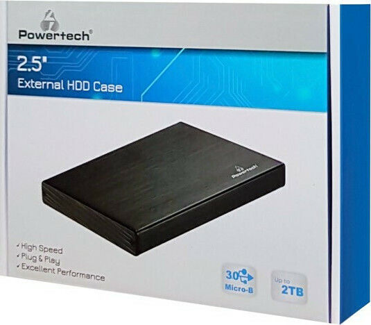 Powertech Θήκη για Σκληρό Δίσκο 2.5" SATA III με σύνδεση USB3.0