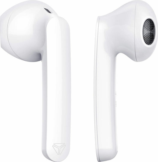 Yenkee YHP 01BT WE Earbud Bluetooth хендсфри Слушалки с Кутийка за Зареждане Бял