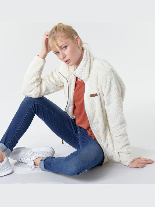 Fire Side II Women's Athletic Cardigan White
