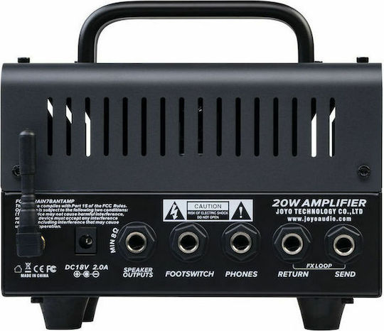 Joyo Zombie II Κεφαλή Ηλεκτρικής Κιθάρας 20W Μαύρη