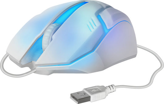 Defender Cyber MB-560L RGB Gaming Mouse Alb
