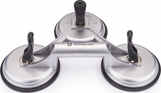 Powermat Aluminum Triple Work Suction Cup 120mm with Max Lifting Weight 150kg