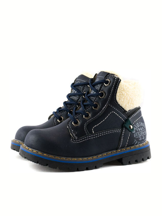 46-0328 Love4shoes Kinderstiefel für Jungen Blau