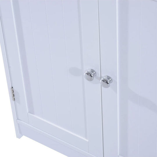 HomCom Πάγκος χωρίς Νιπτήρα Μ60xΒ30xΥ60cm Λευκός
