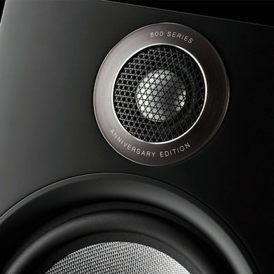 Bowers & Wilkins 607 S2 Anniversary Edition Pereche Boxe Hi-Fi Bookself 2 Nr. de șoferi L16.5xA20.7xÎ30cm. Negru