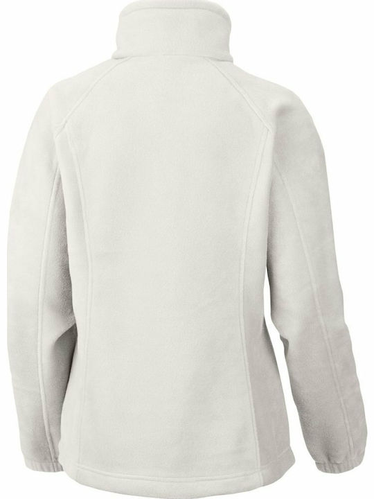 Benton Springs Fleece Γυναικεία Ζακέτα με Φερμουάρ σε Λευκό Χρώμα