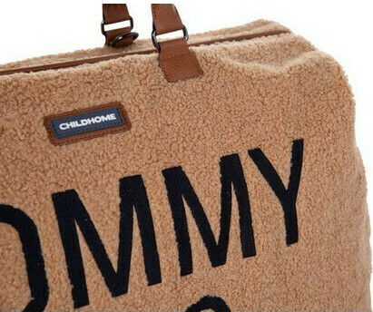 Childhome Shoulder/Hand Diaper Bag Mommy Teddy Beige 55x30x40cm.