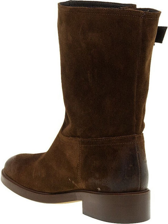 7280 Suede Women's Ankle Boots Tabac Brown