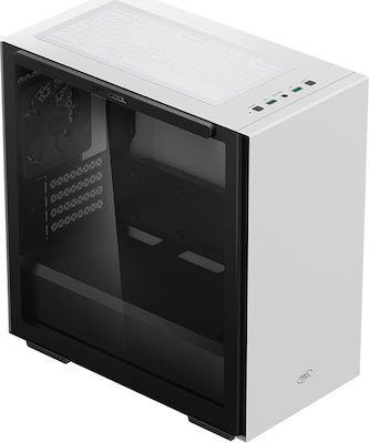 Deepcool Macube 110 Mini Tower Κουτί Υπολογιστή με Πλαϊνό Παράθυρο Λευκό