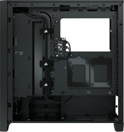 Corsair iCUE 4000X RGB Gaming Midi Tower Computer Case with Side Window Black