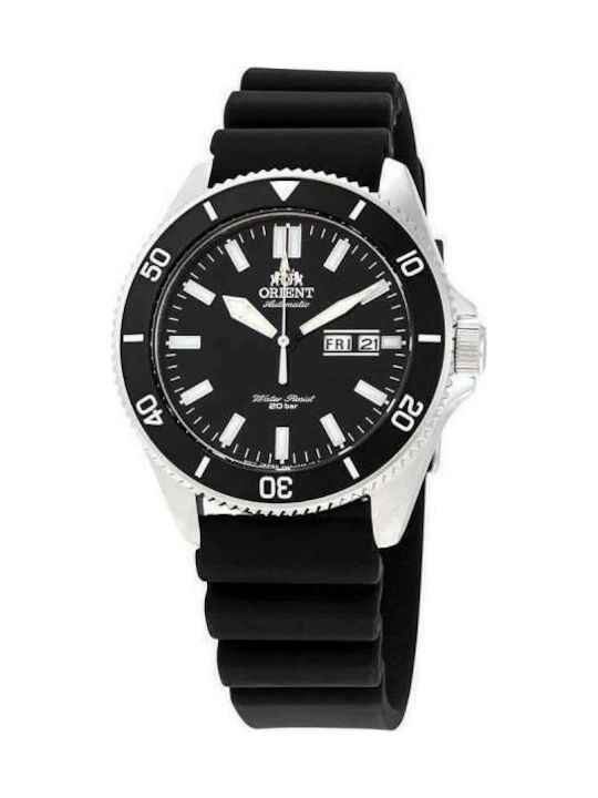 Orient Watch Automatic with Black Rubber Strap