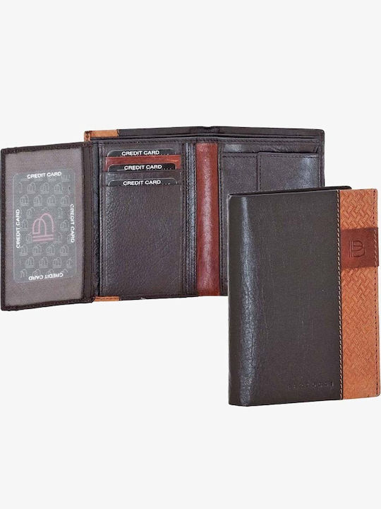 Leather Men's Wallet Classic Brown