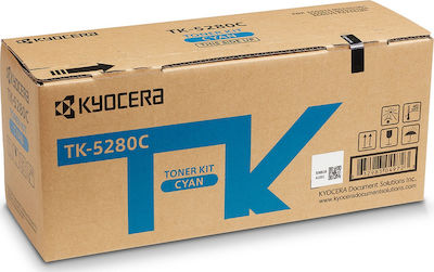 Kyocera TK-5280C Toner Laser Printer Cyan 11000 Pages (1T02TWCNL0)