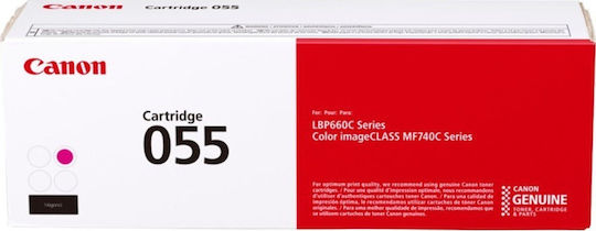 Canon 055 Original Toner Laser Printer Magenta High Yield 2100 Pages (3014C002)
