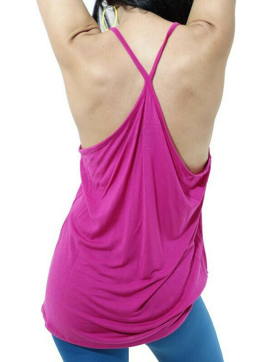 GSA Hydro Top 17-28024 Fouchsia Damen Sportlich Bluse Ärmellos Fuchsie