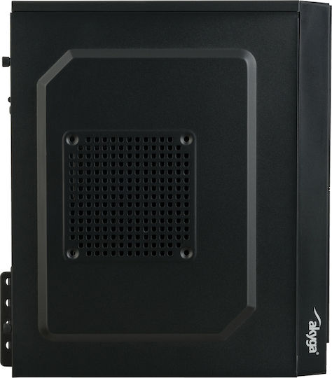 Akyga AK36BK Micro Tower Computer Case Black