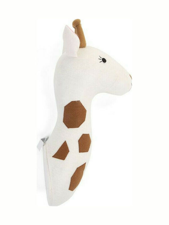 Childhome Kids Decorative Animal Bust Animals White made of Fabric Giraffe 15x25x53εκ.