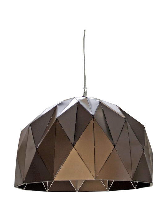 Ravenna Edmond 35 Pendant Light Single-Light Bell for Socket E27 Brown