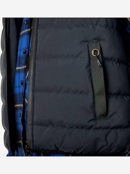 Sleeveless Jacket Puffer Navy Blue