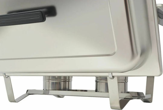 vidaXL Bain Marie Serving with Reservoir Set de 2 bucăți
