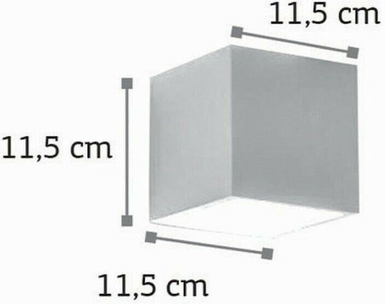 Inlight Modern Lamp Wall with Socket G9 White 11.5cm