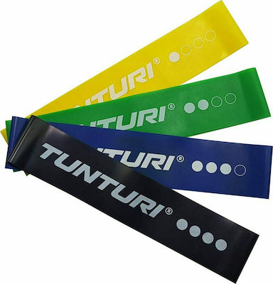 Tunturi Mini Loop Resistance Bands Set 4pcs Multicolour