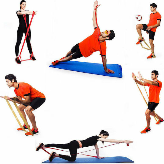 Thera-Band CLX Bandă de rezistență pentru exerciții Bucla Foarte Dur Albastru 2.2m